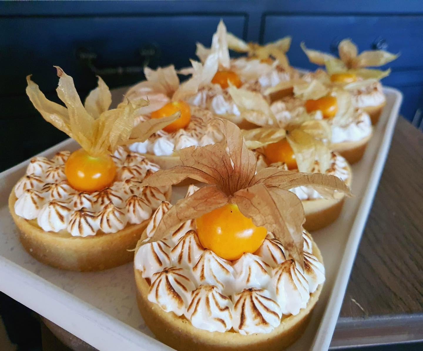 Homemade tarts at Tibbetts Coffee House